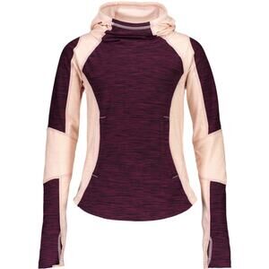 Obermeyer Girls Cora‎ FLC Hoodie Youth Large 14-16 Purple Pink Stretch Pullover